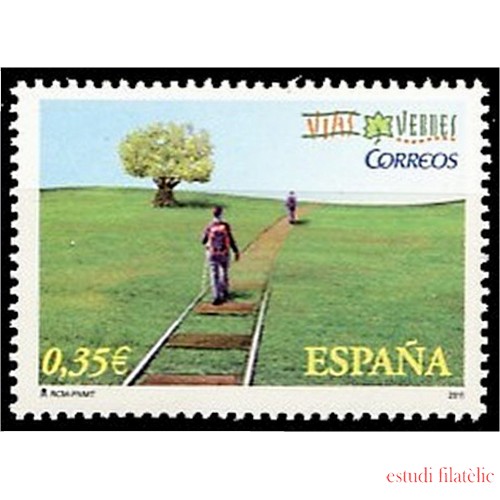 España Spain 4654 2011 Vías verdes Antiguas vías de tren Cicloturismo MNH