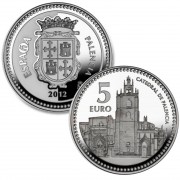 España Spain 2012 5 euros Capitales de provincia Palencia Plata Ag