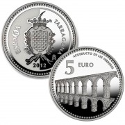 España Spain 2012 5 euros Capitales de provincia Tarragona Plata Ag