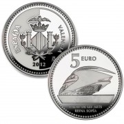 España Spain 2012 5 euros Capitales de provincia Valencia Plata AG