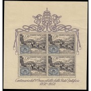 Vaticano HB 1 1952 Cent. del sello de los Estados de la Iglesia ( Carruaje, caballo, escudo vaticano ) MNH