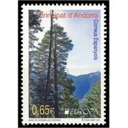 Andorra Española 383  2011 Europa Bosques Naturaleza Ordino MNH 