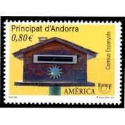 Andorra Española 389  2011 América - UPAEP Buzón del SXIX MNH 