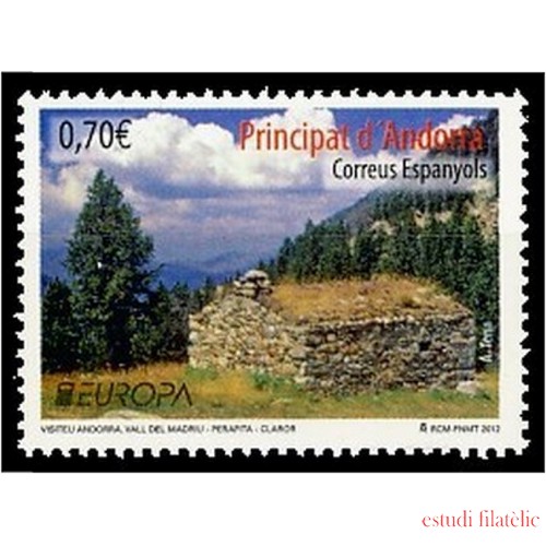 Andorra Española 393 2012 Europa Naturaleza Valle del Madriu MNH 