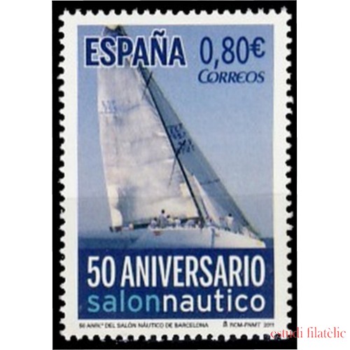 España Spain 4678 2011 Salón Naútico de Barcelona Barco MNH 