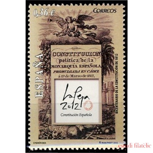 España Spain 4708 2012 Constitución de 1812 Portada MNH