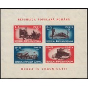 Rumanía Romania HB 38 1948 Transportes Tren, avión, camión, barco MNH