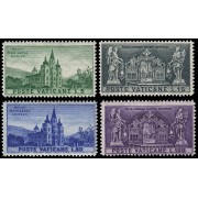 Vaticano 247/50 1957 Basílica Mariazell MNH 