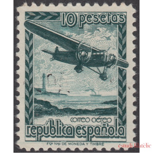 España Spain NE 38 1939 No expendido  Avión en vuelo Plane  MH