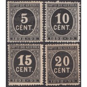 España Spain 236/39 1898 Cifras Numbers MH