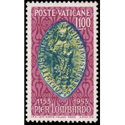 Vaticano 191 1953 Centenario muerte Pier Lombardo MNH 