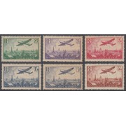 France Francia  A-  8/13 1936 Avion Survolant París MNH