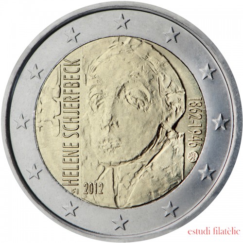 Finlandia 2012 2 € euros conmemorativos  150 Av Helene Schjerfbeck