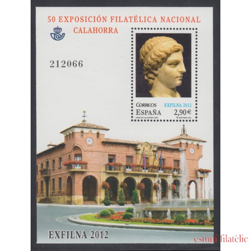 España Spain 4746 2012 Exfilna HB Calahorra MNH