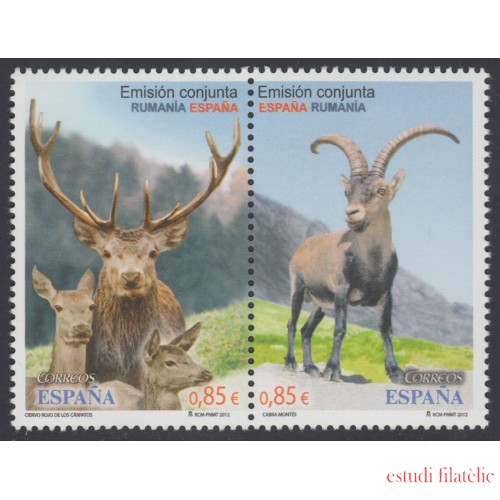 España Spain 4753/54 2012 Emisión Conjunta España-Rumanía MNH