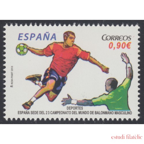 España Spain 4779 2013 España Sede del XXIII Campeonato del Mundo de balonmano MNH