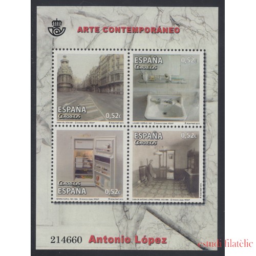 España Spain 4787 2013 Arte Contemporáneo HB MNH