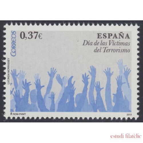 España Spain 4807 2013 Día de Víctimas del Terrorismo MNH