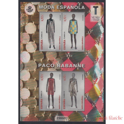 España Spain 4813 Año 2013 Moda Española Paco Rabanne HB MNH