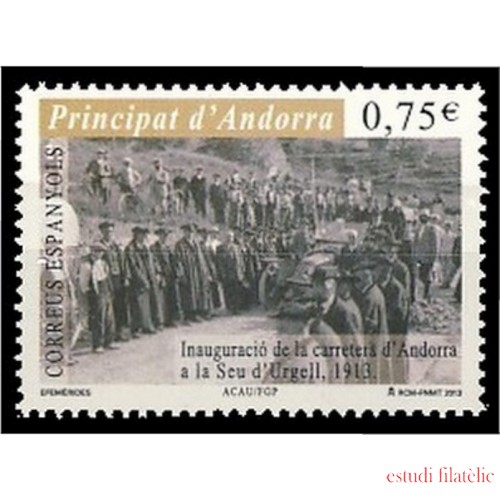 Andorra Española 402 2013 Vía Andorra a Seo Urgell MNH 