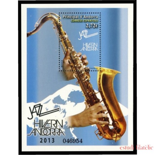 Andorra Española 404  HB 2013  Jazz Hivern Andorra MNH 