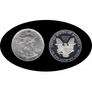 Estados Unidos United States 1 OZ onza 1993 Liberty 1$  Plata Ag