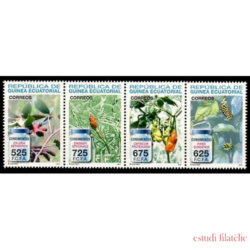 Guinea Ecuatorial 466/69 2012 Condimentos MNH