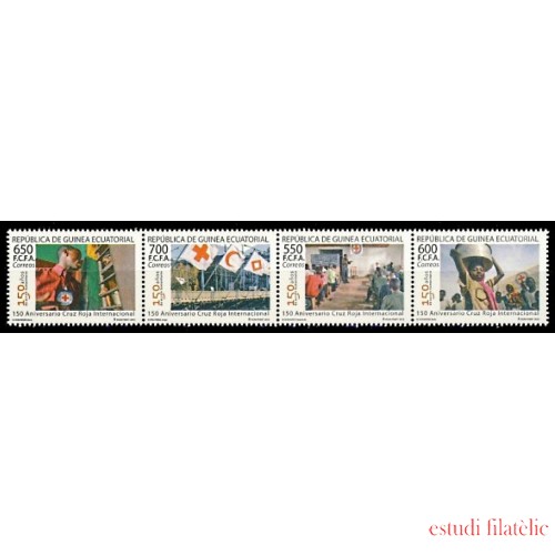 Guinea Ecuatorial 474/77 2013 150 Aniversario de la Cruz Roja MNH