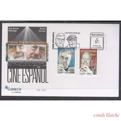 España Spain 4658/59 2011 Cine Español Cinema Berlanga Rafael Azcona SPD Sobre Primer Día