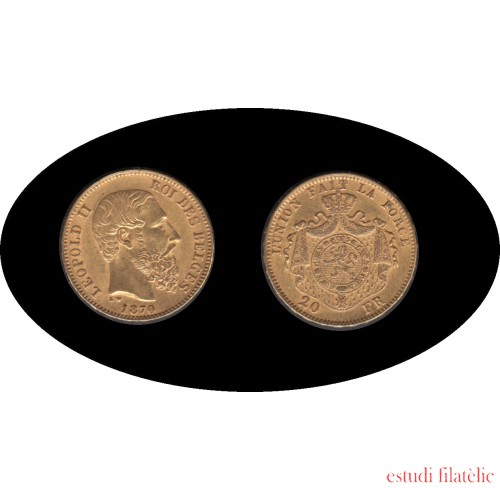 Francia France 20 francos franceses 1870 Napoleon III Moneda Oro Au