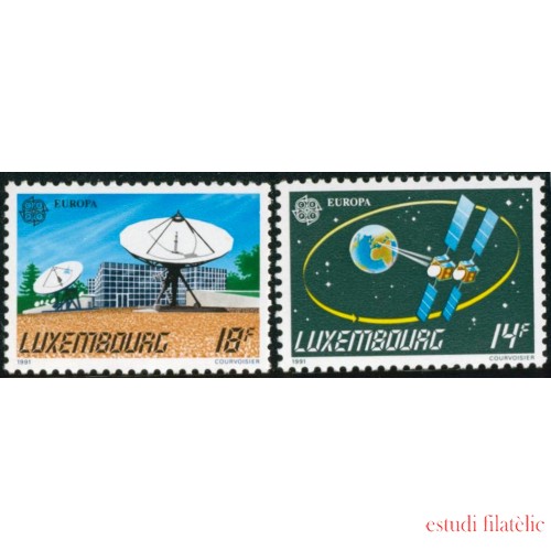 AST Luxemburgo 1221/22 1991 Europa C.E.P.T. 1991 Europa Espacial  MNH