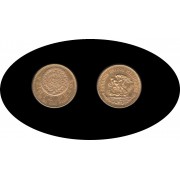 Mexico Mejico 20 pesos oro 1918  KM# 478 Au 15 gramos de oro puro gold Au