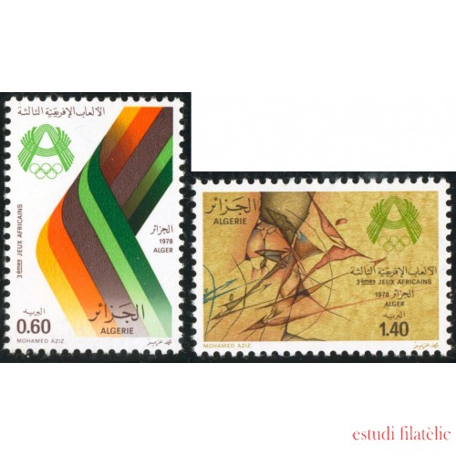 DEP5  Argelia Algeria Nº 673/74 deportes    MNH