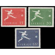 DEP6  Suecia Sweden 429/31 1958  Copa del mundo de fútbol  MNH