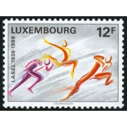 DEP6  Luxemburgo 1153 1988 50 Aniv. de la Liga de Deportes Estudiantiles de Luxemburgo MNH