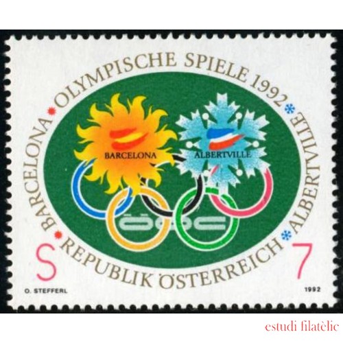 OLI1 Öesterreich Austria  Nº 1878  1991  MNH