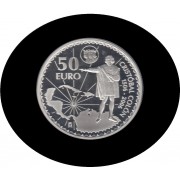 España Spain 50€ Colon Columbus 1506 - 2006 Cinquentin plata