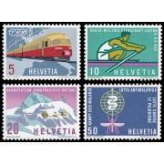 Suiza Switzerland 689/92 1962  Serie de propaganda MNH