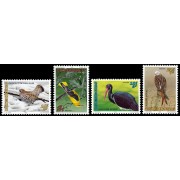 FAU2  Luxemburgo 1256/59 1992  Luxemburgo Fondo Nacional de Bienestar, Aves 1ª serie MNH