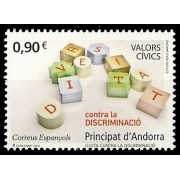 Andorra Española 409  2013 Valores cívicos MNH 