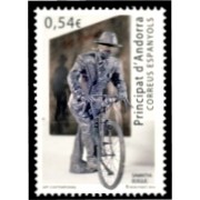 Andorra Española 418 2014 Arte bicicleta bycicle MNH 