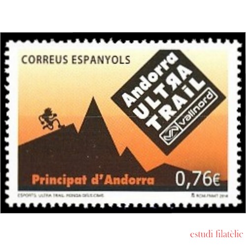 Andorra Española 421 2014 Deportes Trail Cimas Sports MNH 