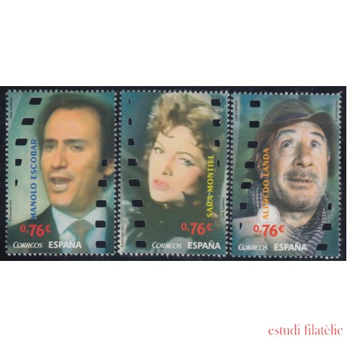 España Spain 4899/01 2014 Cine Manolo Escobar Sara Montiel Alfredo Landa MNH