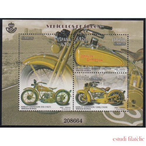 España Spain 4902 2014 Harley-Davidson Motorcycle MNH