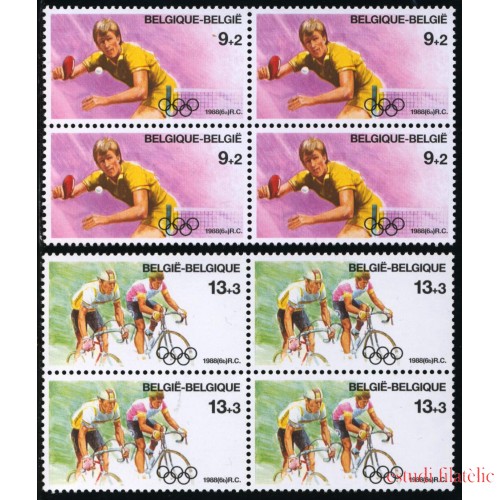 TEN  Bélgica  Nº 2285/86 Bloque 4  1988  MNH