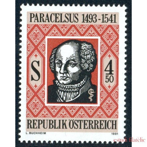 MED  Öesterreich Austria  Nº 1868  1991  MNH