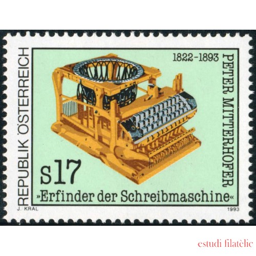 VAR1 Öesterreich Austria  Nº 1916  1993   MNH