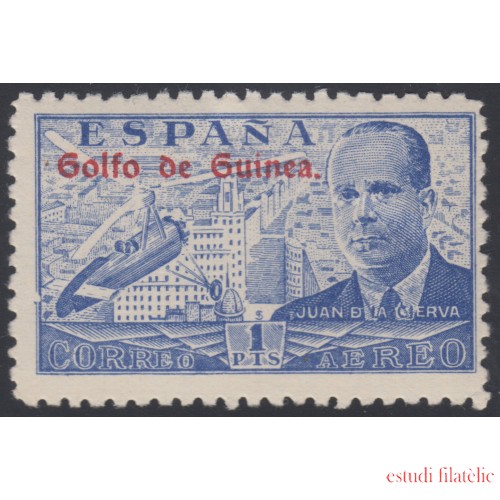 Guinea Española 268 1942 Juan de la Cierva MNH 