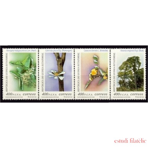 Guinea Ecuatorial 292/95 2003 Flora Plantas medicinales MNH