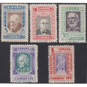 España Spain Beneficencia Huérfanos Correos 12/16 1937 Pedagogos MH